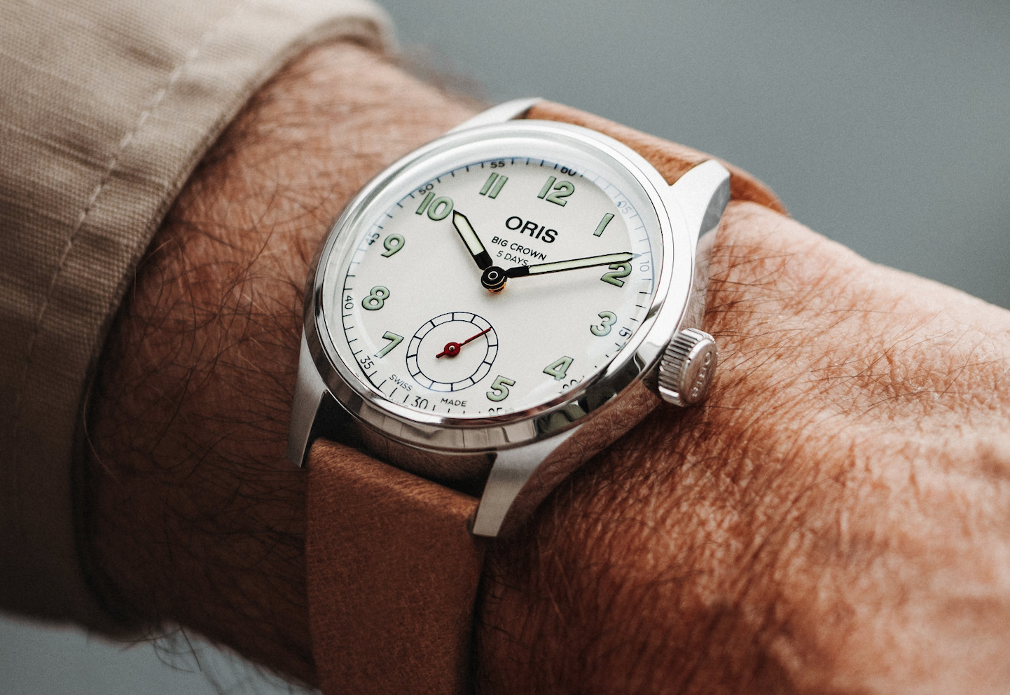 Oris numerals «Big Crown Pointer Date»